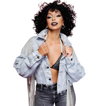 Mýa performing live on stage